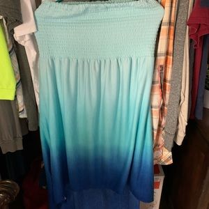 Strapless dress